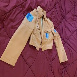 Angelaicos Unisex Long Sleeve Khaki Jacket